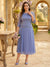 A-Line/Princess Scoop 3/4 Sleeves Knee-Length Plus Size Mother of the Bride Dresses with Applique
