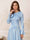 A-Line/Princess Crew Neck Long Sleeves Ankle Length Mother of the Bride Dresses With Embroidery