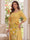 A-Line/Princess 3/4 Sleeves V-Neck Floor-Length Mother Of The Bride Dresses With 3D Floral & Applique