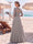Jumpsuit Scoop 3/4 Sleeves Floor-Length Mother of the Bride Dresses with Applique & Lace