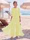 Jumpsuit Scoop 3/4 Sleeves Floor-Length Mother of the Bride Dresses with Applique & Lace