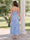 A-Line/Princess Strapless Sleeveless Ankle-Length Wedding Guest Dresses with Ruffles & Applique