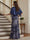Trumpet/Mermaid V Neck Half Sleeves Floor-length Mother of the Bride Dresses with Split Side & Cape