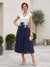 A-Line/Princess V-Neck Short Sleeves Tea-length Mother of the Bride Dresses with Applique & Pleats
