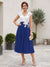 A-Line/Princess V-Neck Short Sleeves Tea-length Mother of the Bride Dresses with Applique & Pleats