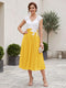 A-Line/Princess V-Neck Short Sleeves Tea-length Mother of the Bride Dresses with Applique & Pleats
