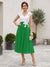 A-Line/Princess V-Neck Short Sleeves Tea-length Mother of the Bride Dresses with Applique & Pleats
