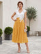 A-Line/Princess V-Neck Short Sleeves Tea-length Mother of the Bride Dresses with Applique & Pleats