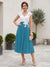A-Line/Princess V-Neck Short Sleeves Tea-length Mother of the Bride Dresses with Applique & Pleats
