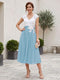 A-Line/Princess V-Neck Short Sleeves Tea-length Mother of the Bride Dresses with Applique & Pleats