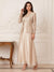 A-Line/Princess 2-Piece Scoop Long Sleeves Ankle-Length Mother of the Bride Dresses with Applique & Jacket