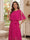 A-Line/Princess Half Sleeves Scoop Asymmetrical Mother of the Bride Dresses with Ruffles &  Bowknot