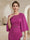 Sheath/Column 2-Piece Scoop Long Sleeves Knee-Length Mother of the Bride Dresses with Applique