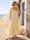 A-Line/Princess One-Shoulder Sleeveless Floor-Length Bridesmaid Dresses with Ruffles & Scarf