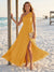A-Line/Princess One-Shoulder Sleeveless Floor-Length Bridesmaid Dresses with Split Side & Ruched