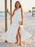 A-Line/Princess One-Shoulder Sleeveless Floor-Length Bridesmaid Dresses with Split Side & Ruched