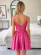 A-Line/Princess Spaghetti Straps Sleeveless Short/Mini Homecoming Dresses with Ruched