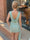 Sheath/Column Cowl Neck Sleeveless Short/Mini Homecoming Dresses With Sequins & Sash