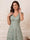 A-Line/Princess V-Neck Cap Sleeves Floor-Length Mother of the Bride Dresses with Applique