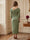 Sheath/Column Asymmetric Tea-Length 3/4 Sleeves Mother of the Bride Dresses with 3D Floral & Pleated