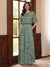 Sheath/Column Scoop Flutter Sleeves Tea-Length Mother of the Bride Dresses with Sequins