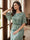 Sheath/Column Scoop Flutter Sleeves Tea-Length Mother of the Bride Dresses with Sequins