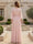 A-Line/Princess  Scoop Flutter Sleeves Floor-Length Mother of the Bride Dresses with Lace & Appliques