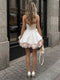 A-Line/Princess Strapless Sleeveless Short/Mini Homecoming Dresses With 3D Floral