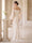 Trumpet/Mermaid Off-the-Shoulder Puff sleeves Floor-Length Formal Dresses With 3D Floral