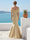 Trumpet/Mermaid Off-the-Shoulder Sleeveless Floor-Length Formal Dresses With 3D Floral