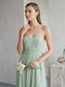 A-Line/Princess Strapless Sleeveless Floor-Length Bridesmaid Dresses with Split Side & Ruched