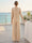 Jumpsuits V-Neck 3/4 Sleeves Floor-Length 2 Pieces Mother of the Bride with Lace & Applique