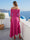 A-Line/Princess Off-the-Shoulder 3/4 Sleeves Asymmetrical Mother of the Bride Dresses with 3D Floral