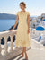 A-Line/Princess Scoop Cap Sleeves Tea-Length Mother of the Bride Dresses with Applique & Sequins
