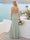 Sheath/Column Sweetheart Sleeveless Long Bridesmaid Dresses with Split Side & Ruffles