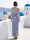 Sheath/Column Boat Neck Short Sleeves Ankle-Length Mother of the Bride Dresses with Embroidery & Bowknot