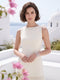 A-Line/Princess Boat-Neck Sleeveless Floor-Length Formal Dresses With Pleats