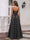 A-Line/Princess Spaghetti Straps Sleeveless Floor-Length Formal Dresses With Pleated & Ruched