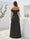 A-Line/Princess Off-the-Shoulder Sleeveless Floor-Length Formal Dresses With Split Side