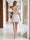 Sheath/Column Off-the-Shoulder Puff Sleeves Short/Mini Homecoming Dresses with Ruffles & Sequins