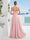A-Line/Princess Spaghetti Straps Sleeveless Floor-Length Long Bridesmaid Dresses with Pleats