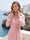 Sheath/Column V-Neck 3/4 Sleeves Floor-Length Mother of the Bride Dresses with 3D Floral