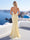 Trumpet/Mermaid Halter Sleeveless Floor-length Bridesmaid Dresses with Ruched & Bow