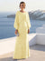 A-Line/Princess Long Sleeves Scoop Floor-Length Mother of the Bride Dresses with Sequins & Cape