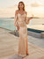 Sheath/Column Long Sleeves Sweetheart Floor Length Bridesmaid Dresses with Split Side & Ruched