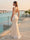 Trumpet/Mermaid Scoop Sleeveless Floor-Length Bridesmaid Dresses With Ruched