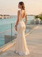 Trumpet/Mermaid Scoop Sleeveless Floor-Length Bridesmaid Dresses With Ruched