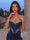 Trumpet/Mermaid Spaghetti Straps Sweetheart Floor-Length Long Evening Dresses with rhinestone