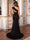 Trumpet/Mermaid One-Shoulder Sweep Train Evening Dresses with Split Side & Ruched