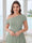 A-Line/Princess Asymmetrical Floor-Length Plus Size Bridesmaid Dresses with Pleats